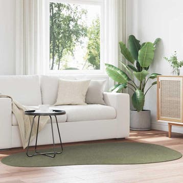 vidaXL Tapijt HUARTE Bosgroen 140 x 200 cm Polyester, Verzenden, Nieuw