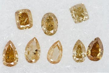 Zonder minimumprijs - 8 pcs Diamant (Natuurlijk gekleurd) -, Sieraden, Tassen en Uiterlijk, Edelstenen, Nieuw
