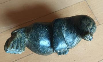 Zeehondenbeeld - Inuit - Canada (Zonder minimumprijs)