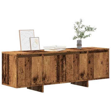 vidaXL Tv-meubel 120x30x40,5 cm bewerkt hout oud houtkleurig, 100 tot 150 cm, Verzenden, Nieuw, Minder dan 100 cm