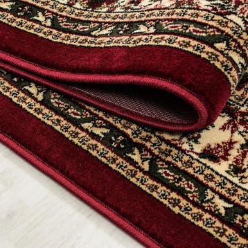Perzisch Tapijt | Marrakesh | Ornamenteel | Rood | 80x150 cm, Verzenden, Nieuw