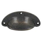 Komgreep massief messing antiek 74mm, Verzenden, Nieuw