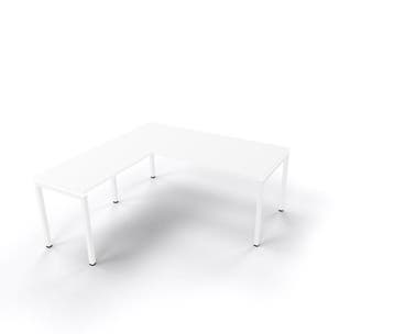 N-poot hoekbureau, 180x200cm, Zakelijke goederen, Overige plaatsen, Ophalen of Verzenden, Nieuw in verpakking, Bureau