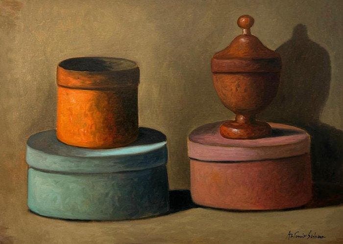 Antonio Sciacca (1957) - Natura silente, Antiek en Kunst, Kunst | Schilderijen | Klassiek