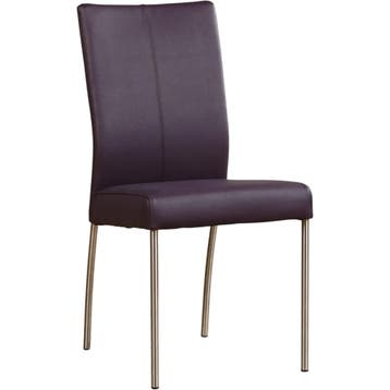 Leren eetkamerstoel Comfort - Toledo Aubergine (paars) -, Huis en Inrichting, Stoelen, Overige kleuren, Nieuw, Leer, Ophalen of Verzenden