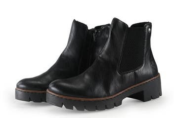 Rieker Chelsea boots in maat 38 Zwart, Verzenden, Zwart, Overige typen, Zo goed als nieuw