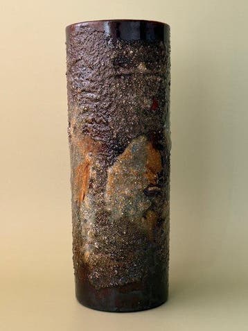 Ruscha - Vaas - 504 - Keramiek - Cilindervormige vaas