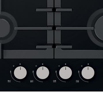 Statesman Inbouw Gaskookplaat GH160GB 60cm 4-Zones - Zwart, Ophalen of Verzenden, Nieuw