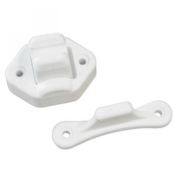 Deurvanger 2-delig Beweegbaar Wit 9mm, Ophalen of Verzenden, Nieuw