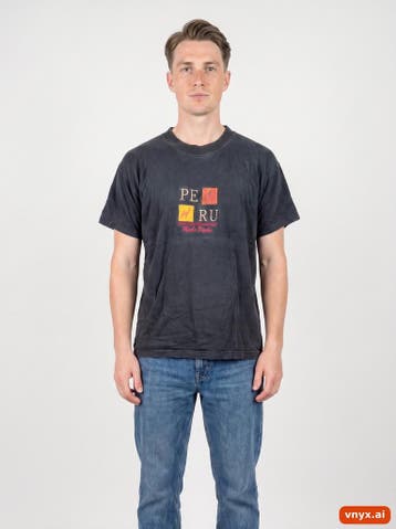 NOBRAND T-shirts Heren maat M Zwart Vintage, Ophalen of Verzenden, Nieuw