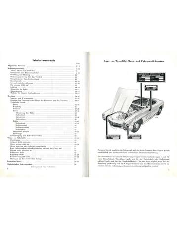 1959 MERCEDES BENZ 300SL TOUREN-SPORTWAGEN INSTRUCTIEBOEKJE, Auto diversen, Handleidingen en Instructieboekjes