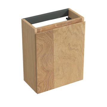 Fonteinkast Forzalaqua Siena 39.5x21.5x50 Cm 1 Deur Links, Huis en Inrichting, Badkamer | Badkamermeubels, Ophalen of Verzenden