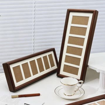 Houten Fotolijst met Filmstrip Design - 6 Vakken voor Instax, Verzenden, Nieuw