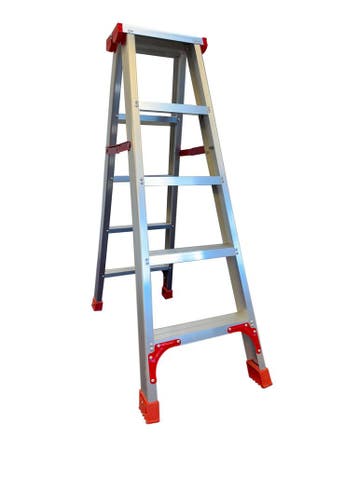 Huishoudtrap 2x5 treden | Aluminium | Nieuw | Scherpe Prijs, Trap, Nieuw, Ophalen of Verzenden, Opvouwbaar of Inschuifbaar