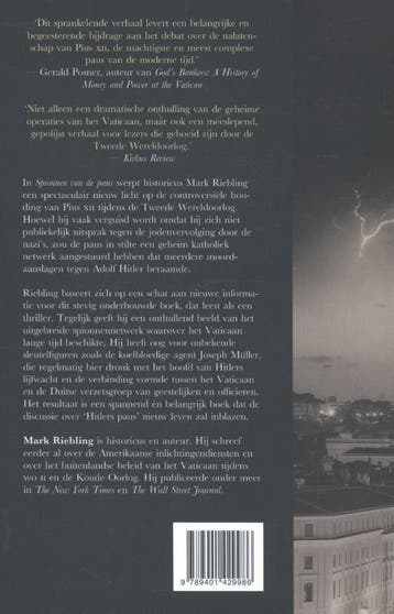 Spionnen van de paus 9789401429986 Mark Riebling, Verzenden, Gelezen, Mark Riebling