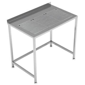 Werktafel | RVS | Lekbak | Achteropstand | Zelfmontage |, Verzenden, Nieuw in verpakking