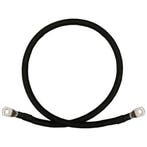 3 Meter 50Mm2 Zwarte Accukabel Met Oog Beide Zijden M8, Verzenden