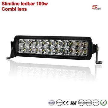 Extreme Slimline dual-row ledbar 10inch 100w 8.900 lumen, Verzenden, Nieuw