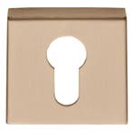 Cilinderplaatje BASICS BSQY53 PVD licht brons, Verzenden, Nieuw