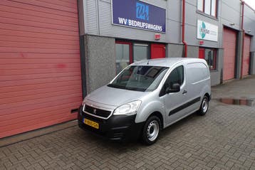 Peugeot Partner 120 1.6 BlueHDi 75 L1 XR airco cruis camera, Stof, Gebruikt, Airconditioning, Lease