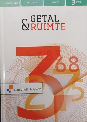 Getal amp Ruimte 12e ed vwo 3 leerboek deel 2 9789001900915, Verzenden, Zo goed als nieuw