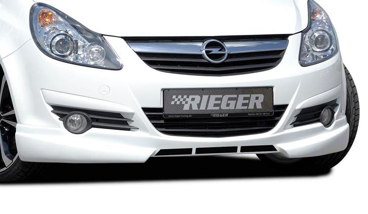 Rieger frontspoiler | Corsa D: 07.06-12.10 (tot Facelift) -, Auto-onderdelen, Carrosserie en Plaatwerk, Nieuw, Opel, Verzenden