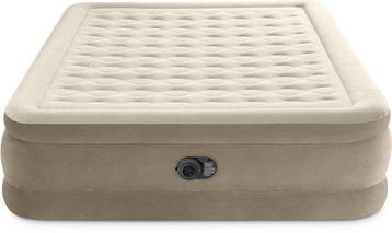Intex Queen Ultra Plush Luchtbed met ingebouwde pomp -, Ophalen of Verzenden, Zo goed als nieuw