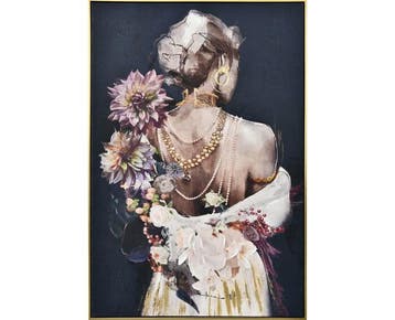 Schilderij Beautiful back with pearl chains - Acrylic, Ophalen of Verzenden, Nieuw