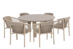 4 Seasons Outdoor Allora tuinset latte met Donato tafel met, Ophalen of Verzenden, Nieuw