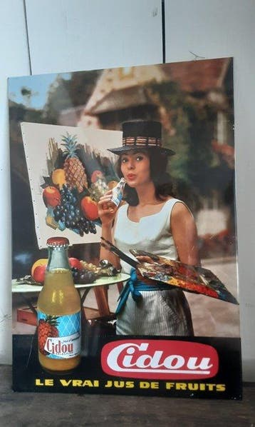 Cidou - Reclamebord - Metaal