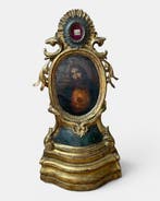 Barok Reliekhouder - Verguld hout - circa 1700