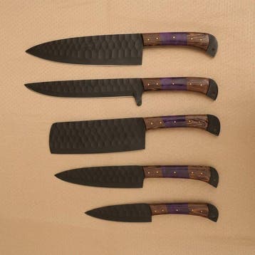 Smoked Blades - Keukenmes - Chefs knife - Handgemaakt