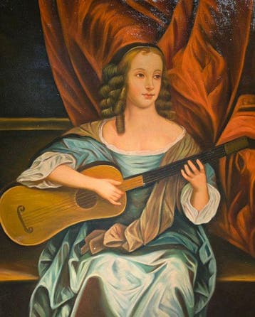 Scuola europea (XX), da Pete - Suonatrice chitarra