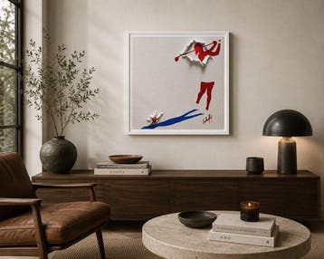 Henry Escobar - swing ( Impression giclée Fine Art encadrée)