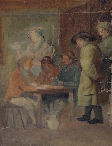 Daniele Ranzoni (1843-1889), attributed to - Giocatori