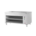 GGM Gastro | Buffet warmhoud KOPENHAGEN - 1560mm - met |, Verzenden, Nieuw, Effen, Kop(pen) en/of Schotel(s)