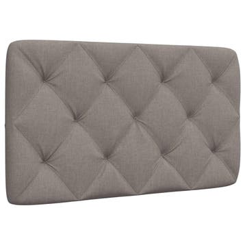 vidaXL Hoofdbordkussen 80 cm stof taupe, Huis en Inrichting, Slaapkamer | Bedden, Verzenden, Nieuw, Stof