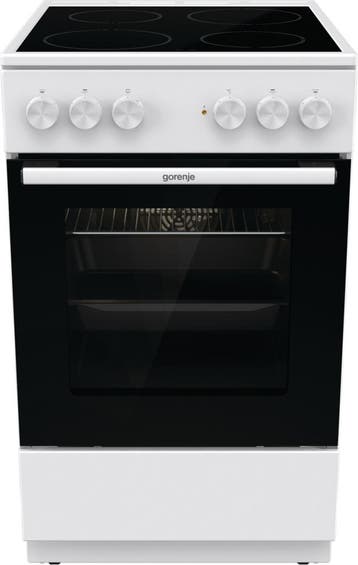 Gorenje GEC5A41WG Vrijstaand fornuis Electrisch, Ophalen of Verzenden, Nieuw, Keramisch, 95 cm of meer