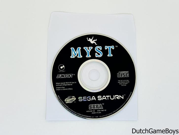 Sega Saturn - Myst - CD Only, Spelcomputers en Games, Games | Sega, Gebruikt, Verzenden