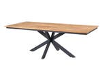 4 Seasons Outdoor Minerva tuintafel antraciet met teak blad, Ophalen of Verzenden, Nieuw