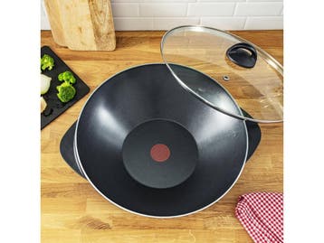 Tefal WO 3000 - Elektrische Wok - Thermo-Spot - Zwart, Witgoed en Apparatuur, Verzenden, Zo goed als nieuw
