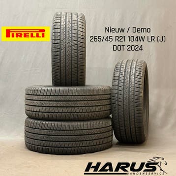 265/45/21 104W LR Pirelli 4seizoensbanden nieuw 4X OPRUIMING, 265 mm, Nieuw, All Season, Band(en)