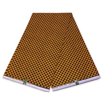 VLISCO stof Hollandais Afrikaanse Wax print - Bronze Banga N, Ophalen of Verzenden, Nieuw