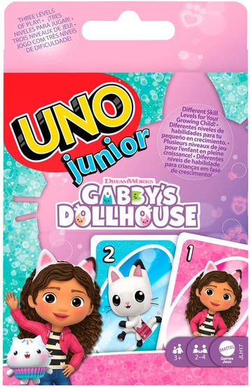 Uno Junior - Gabbys Dollhouse | Mattel - Kaartspellen, Verzenden, Nieuw