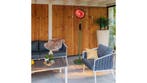 Indus Ultra Slim Staand terrasverwarmer jadegroen 2100 watt, Verzenden, Nieuw