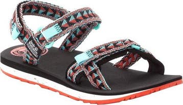 Jack Wolfskin Outfresh Sandalen Dames - Black / Aquamarine -, Kleding | Dames, Verzenden, Nieuw