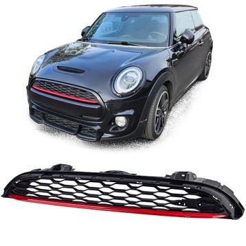 Grill Mini Cooper One D F55 F56 F57 14-20 Rood, Ophalen of Verzenden, Nieuw