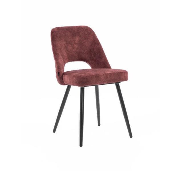 Nieuwe Stoel Moos - Wijn Rood Vintage/Café, Huis en Inrichting, Stoelen, Ophalen