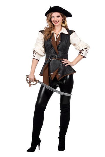 Luxe Piraten Jas Dames met Riem, Ophalen of Verzenden, Nieuw