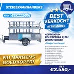 NR1 Rolsteiger bestellen euroscaffold 135x250x8.2m BEZORGD, Verzenden, Nieuw, Rolsteiger of Kamersteiger, 5 meter of hoger